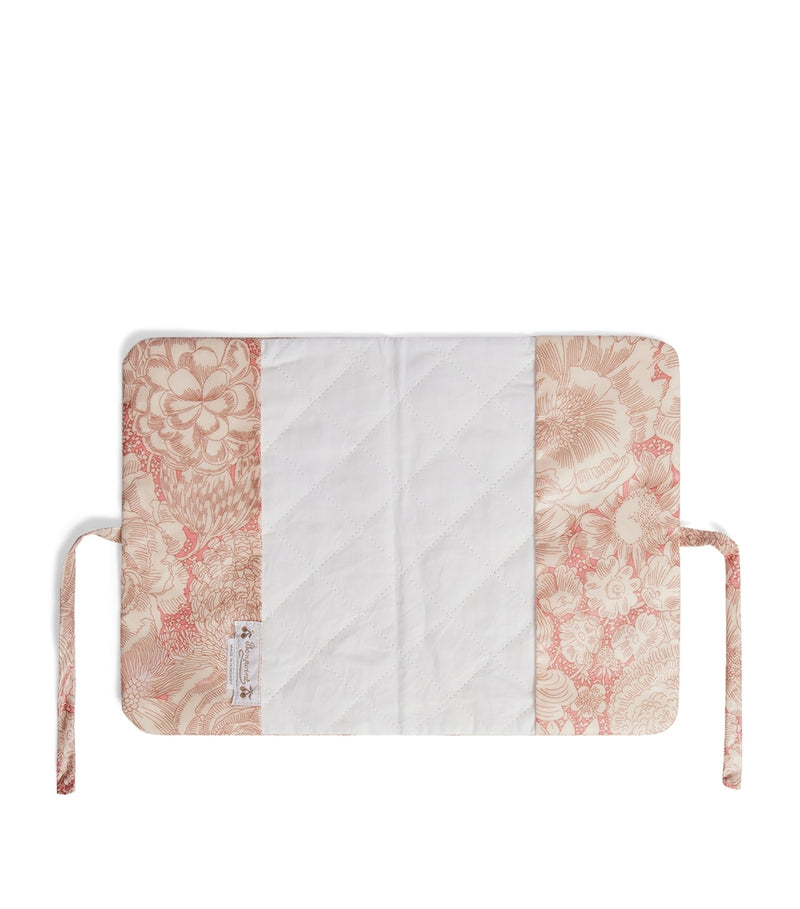 Bonpoint baby health book cover with floral print - British product