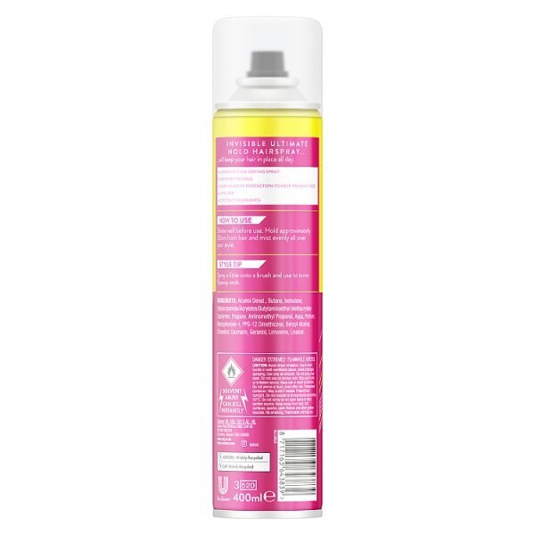 Vo5 Ultimate Hold Hair Spray 400ml GOODS Superdrug