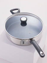 Next Judge Essentials Stainless Steel Non-Stick Saute Pan 28cm- Buy online at McGrocer
