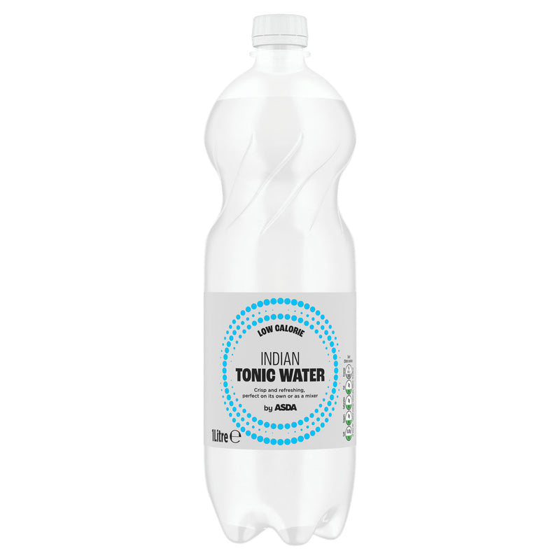 ASDA Low Calorie Indian Tonic Water 1 Litre - British product