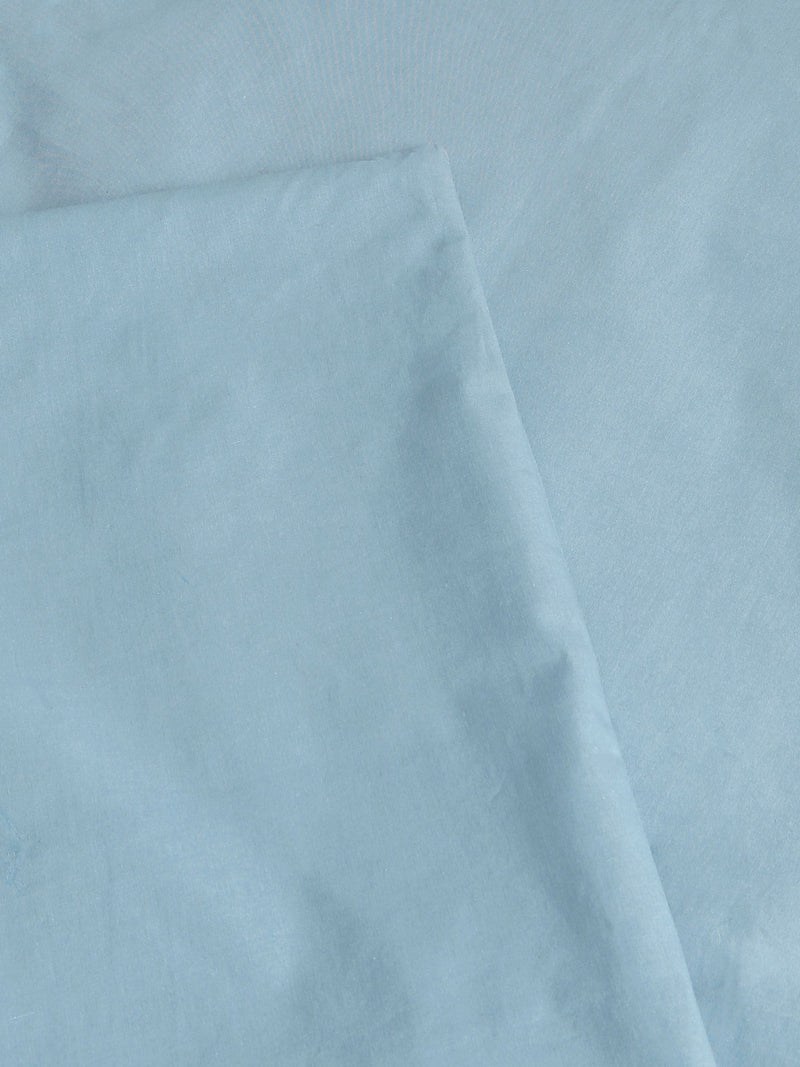 Blue slate duvet cover and pillowcase set - British product