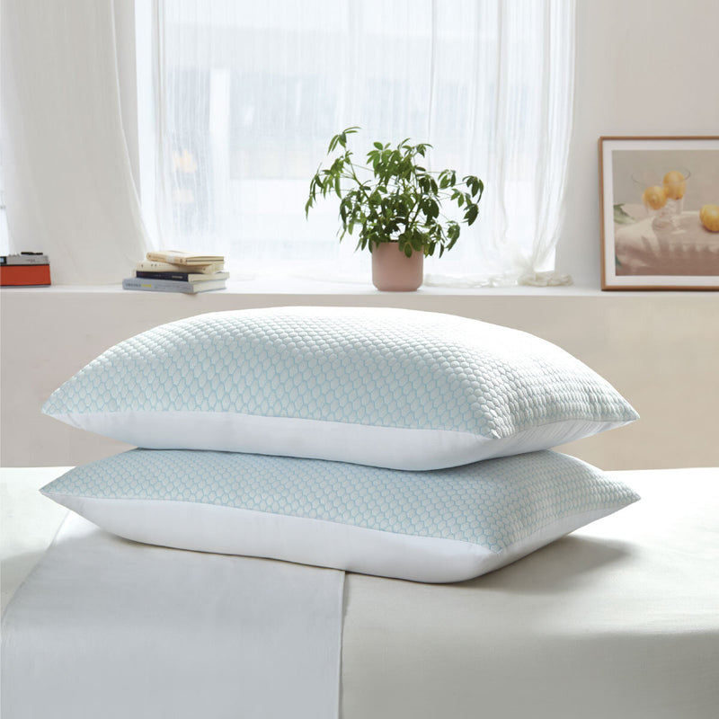 Hotel Grand reversible cooling pillow 2 pack, UK version