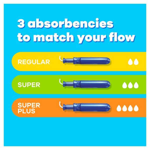 Tampax Pearl Compak Super Tampons wiith Applicator X16 GOODS Superdrug