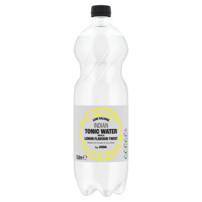 ASDA Indian Tonic Water Lemon Flavour 1 Litre - British product