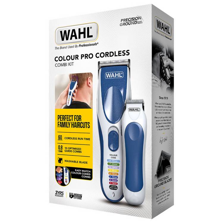 Wahl Colour Pro cordless hair and beard clipper - British product