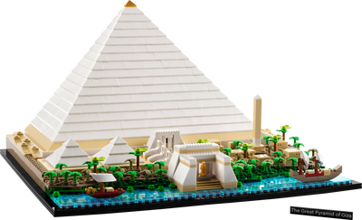 Lego LEGO Great Pyramid of Giza Architecture Building Set 1476 Pieces- Buy online at McGrocer