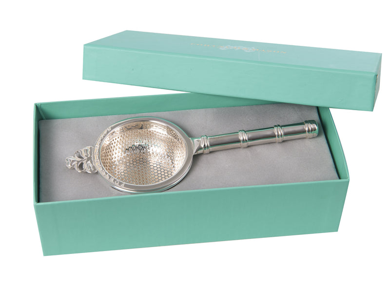 Fortnum's silver-plated bamboo tea strainer, UK version