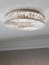 Next Next Clear Aria Large Flush Fitting Ceiling Light 40cm- Buy online at McGrocer