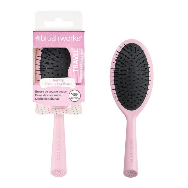 Brushworks gentle travel hair brush, imported from the UK