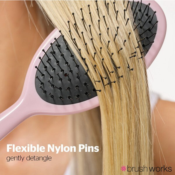 Brushworks gentle travel hair brush, imported from the UK