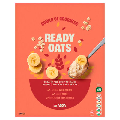 ASDA Ready Oats Instant Breakfast 750g Bag - British product