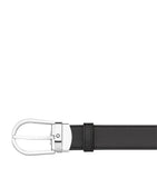 Montblanc leather horseshoe belt 3cm, imported from the UK
