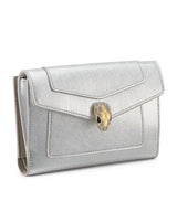 Harrods Bvlgari Metallic Leather Serpenti Forever Wallet- Buy online at McGrocer