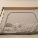Tutti Bambini CoZee Go Travel Cot Oak Charcoal (British brand)