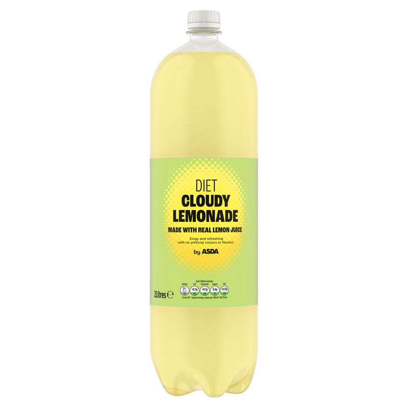 ASDA diet cloudy lemonade 2 litres - British product