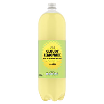 ASDA diet cloudy lemonade 2 litres - British product
