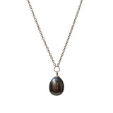 Coleman Douglas black freshwater pearl necklace, imported from the UK