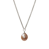 Coleman Douglas pearl necklace with pink freshwater pearl, UK version