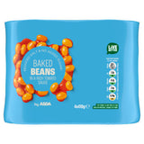 ASDA Baked Beans No Added Sugar 4 x 410g - British product