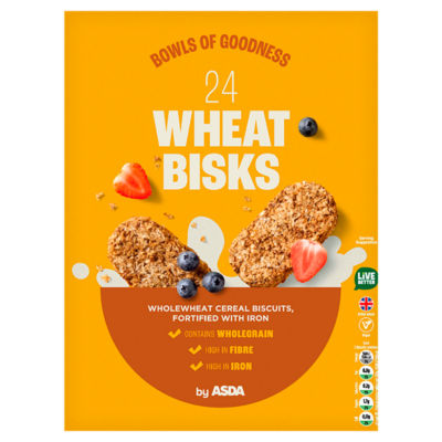 ASDA ASDA 24 Wheat Bisks Wholewheat Cereal Biscuits- Buy online at McGrocer