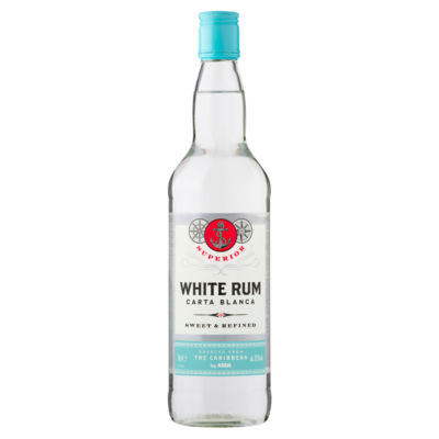 ASDA white rum 70cl - British product