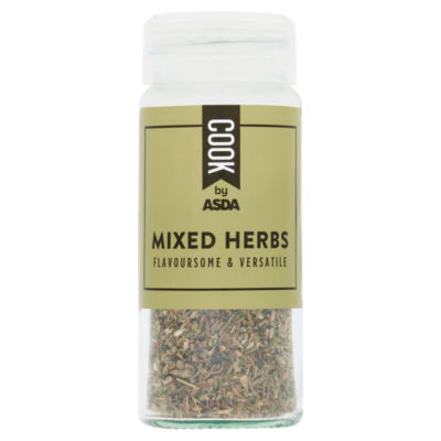Cook by Asda mixed herbs blend 12g - British product