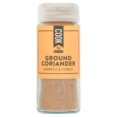 ASDA Cook brand Ground Coriander spice 34g tin - British product