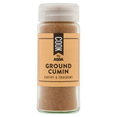 ASDA Cook ground cumin spice powder 41g jar - British product