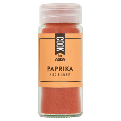 ASDA mild & sweet ground paprika 46g, imported from the UK