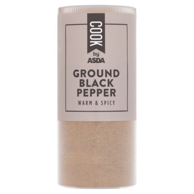 COOK Brand Ground Black Pepper 104g premium spice powder - British product
