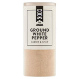 ASDA Cook Ground White Pepper 105g Glass Jar, UK version