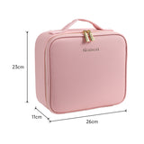 Livingandhome Travel Makeup Bag with LED Mirror Pink, UK version