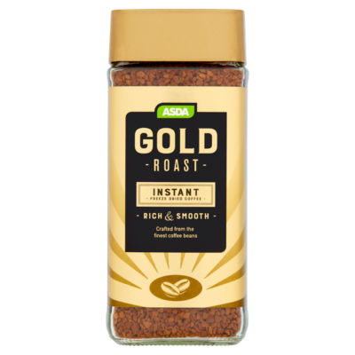 ASDA Gold Roast instant coffee 100g (British brand)