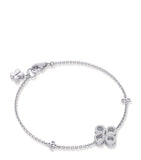Boodles white gold diamond charm bracelet, imported from the UK