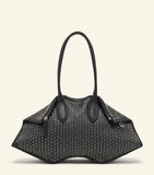 McQueen leather studded Manta top-handle bag, UK version