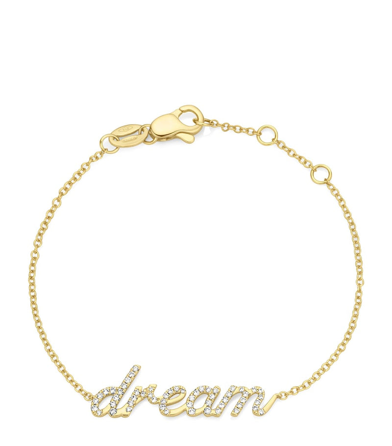 NOA Dream Bracelet yellow gold diamond baby bracelet, imported from the UK