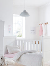 Silentnight Natural Safe Nights Grey Star Cot Bed Duvet Set