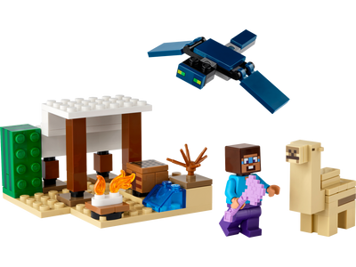 Lego LEGO Minecraft Steve's Desert Expedition Building Set 75 Pieces- Buy online at McGrocer