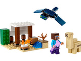 LEGO Minecraft Steve's Desert Expedition Building Set 75 Pieces (British brand)
