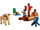 LEGO Minecraft Pirate Ship Voyage Building Set 166 Pieces