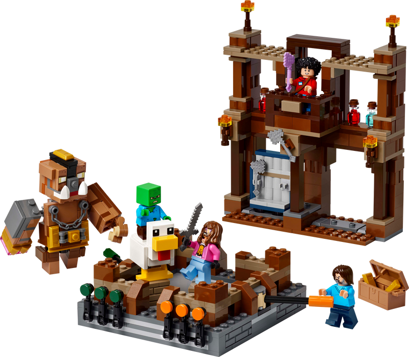 LEGO Minecraft Woodland Mansion Fighting Ring 491 Pieces (British brand)