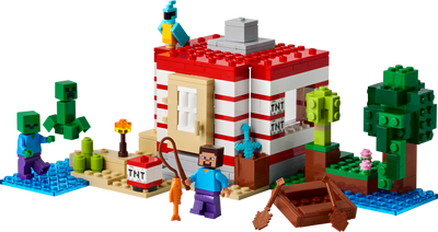 Lego LEGO Minecraft The TNT Jungle House Building Set 287 Pieces- Buy online at McGrocer