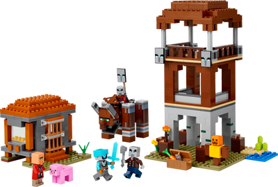 Lego LEGO Minecraft Avant-poste Pillard et Ravageur 665 pièces- Acheter en ligne sur McGrocer