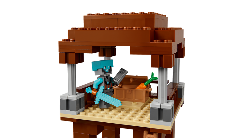 LEGO Minecraft The Pillager Outpost and Ravager 665 pieces (British brand)