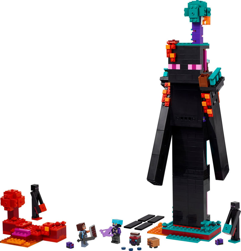 LEGO Minecraft The Enderman Tower building block set 867 pieces (British brand)