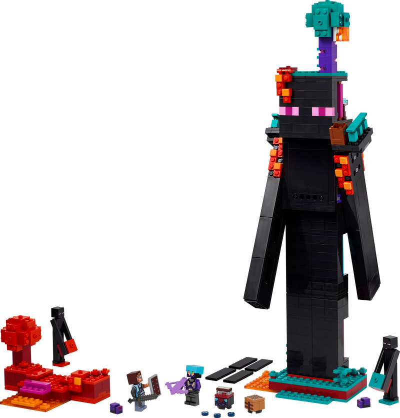 LEGO Minecraft The Enderman Tower building block set 867 pieces (British brand)