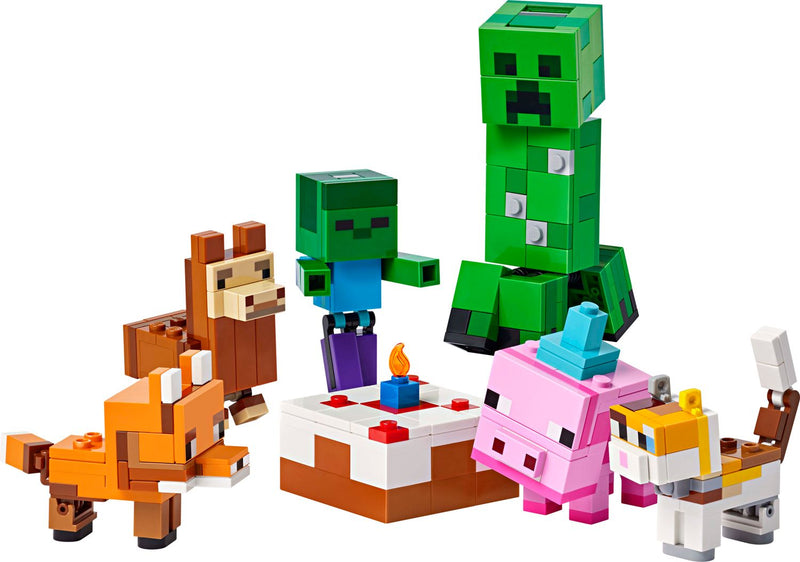 LEGO Minecraft Baby Pig's Birthday Celebration 351 Pieces - British product