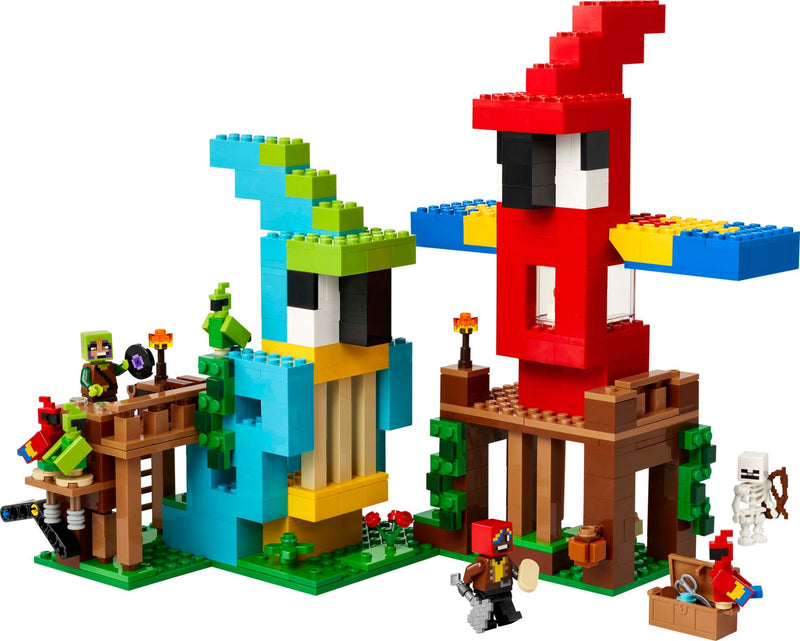 LEGO Minecraft Parrot Houses 535 Pieces Set (British brand)