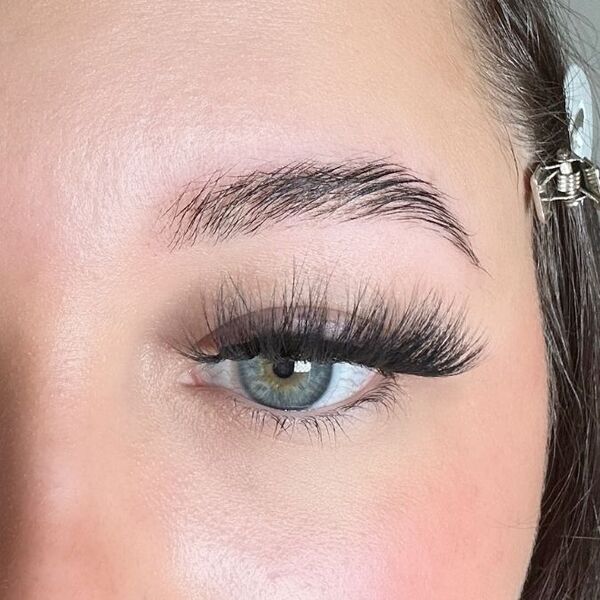 Space Baby Love Letter Strip Lashes Faux Mink (British brand)
