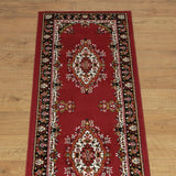 Argos Home Traditional Red Cut Pile Runner 67x200cm, UK version